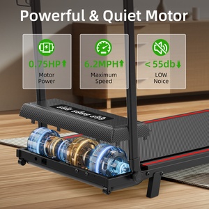Tapis de course pliable manuel à écran LED du fabricant, inclinable, 10 km/h, gain de place, pour usage domestique - Product Image 4