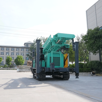 Machine de forage géothermique, équipement de forage de puits d'eau, type chenillé, moteur diesel, pompe à chaleur géothermique, climatisation