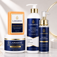 Nouvel ensemble de soins visage coréen de luxe, blanchissant et anti-âge, au glutathion, forte action éclaircissante, vente chaude, marque privée OEM/ODM
