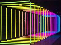 Cinétique disco Rgb pixel 360 degrés lumière Vertical led tube lumière DJ LED barre lumineuse