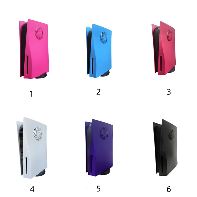 For PS5 Game Console Cooling Case with Heat Dissipation Hole Replacement Shell Digital Version DIsc Version