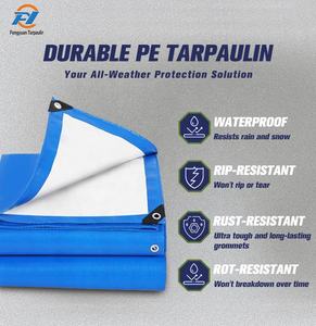 Bâches en PE fiables, imperméables, en plastique, <span class=keywords><strong>pour</strong></span> couvertures de tentes, agriculture et utilisation <span class=keywords><strong>sur</strong></span> remorques de camions - Product Image 6