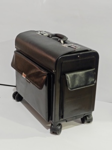 Capitán azafata maleta de vuelo abogados equipo de embarque de negocios caja de dinero PC barra de tracción de aluminio bloqueo apertura Spinner PU - Product Image 3