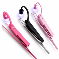 Lampe UV LED portable pour extensions de cils, rechargeable par USB, batterie intégrée, pas de pédale de commande requise