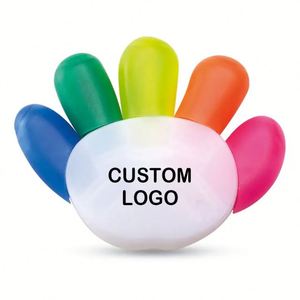 Marqueur surligneur en plastique multicolore non toxique, cadeau promotionnel en gros, logo personnalisé, marqueur Sharpie, surligneur, stylo marqueur - Product Image 1