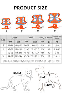 Arnés KWS Air Dog, Arnés de Malla Transpirable para Todo Clima, Tipo Chaleco, para Perros Pequeños y Medianos, de Best <span class=keywords><strong>Pet</strong></span> Supplies - Product Image 6