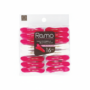 RAMO 16 pezzi Pink/bianco per biancheria spille da bucato Premium per un'organizzazione efficace - Product Image 1