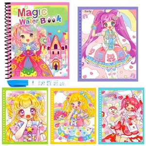 <span class=keywords><strong>Livre</strong></span> de coloriage éducatif de maternelle de peinture à l'eau magique réutilisable pour enfants avec des Pages en métal SQ-01 modèle pour bébé Graffiti - Product Image 3