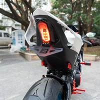 Conjunto de Luz Trasera LED SRR SE con Intermitentes y Lente Transparente, Plug and Play para la Serie CFMOTO SR