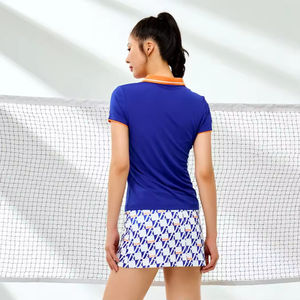 पोलो टी शर्ट खेल गोल्फ सक्रिय त्वरित सूखी छोटी आस्तीन गोल्फ पोलो शर्ट - Product Image 5