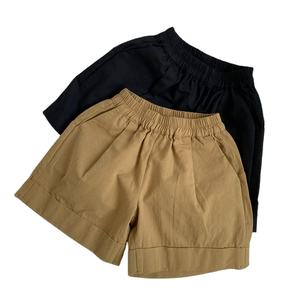 Haute qualité enfant en bas âge été arrivée enfants unisexe sergé coton lavé robe garçons Shorts pantalons longs - Product Image 1