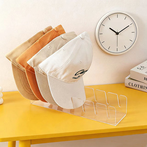 Hat <b>Storage</b> Rack Rectangle Wall Mounted 1 Layer Desktop Organizer For <b>Baseball</b> <b>Caps</b> And Flat <b>Caps</b> - Product Image 3