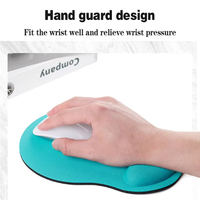 Tapis de souris antidérapant mat avec support de poignet en gel mousse pour PC et Macbook Tapis de bureau de jeu pour ordinateur portable