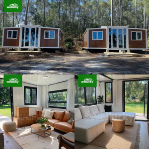 모듈러 하우스 확장 가능한 조립식 디자인 절연 지붕 철골 럭셔리 리조트 모바일 홈 - Product Image 6