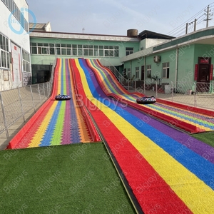Manèges de parc d'attractions extérieur amusants : Toboggan <span class=keywords><strong>arc</strong></span>-<span class=keywords><strong>en</strong></span>-<span class=keywords><strong>ciel</strong></span> mobile pas cher pour tous les âges <span class=keywords><strong>en</strong></span> promotion - Product Image 4