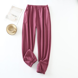 2023 Hot Sale Autumn and Winter Women's High Waist Long <strong>Velvet</strong> Pants Bunch Leg <strong>Trousers</strong> <strong>Ladies</strong> Casual Sport Pants - Product Image 1