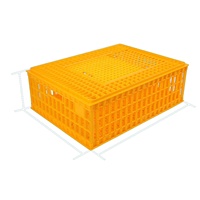 Cages de batterie de poulailler de poulet/canard/oie adulte de panier de Transport en plastique multicolore de volaille pour la couche de poulet de volaille