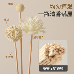 Bâtonnets diffuseurs en rotin haute densité pour parfum d'intérieur, durée 15-30 jours - Product Image 1