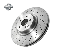 Premium OEM-Ersatzteil OE # 2304210712 2214211812 Gebohrte Belüftete Beschichtete Scheibenbremse für Mercedes CL C216 SL R230 Sportwagen, Neu