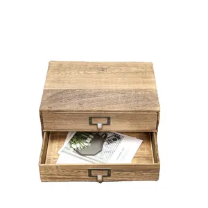 विंटेज कस्टम भंडारण दराज के साथ सजावटी आभूषण भंडारण लकड़ी के बॉक्स