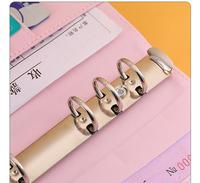 Organiseur de budget personnalisé à 6 anneaux avec enveloppes pour espèces, couverture de carnet à spirale, classeur, organiseur coloré pour la planification financière