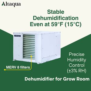 Altaqua Grow Room Support Modbus Deshumificador Quest for Clean Room Facility, Grow Container - Product Image 1