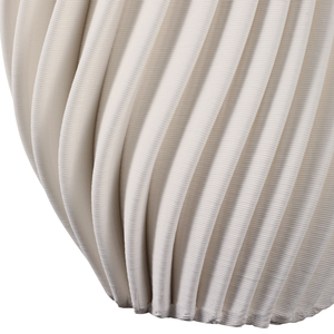 Vaso Scultoreo Scanalato per Arredamento Soggiorno, Elemento Decorativo per Camera da Letto, Comodino, Ufficio, Scaffale, Tavolo Console - Product Image 5