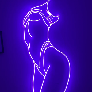 Letreiro de <span class=keywords><strong>Neon</strong></span> LED Personalizado Sexy Lady Beer Bar para Decoração de Empresas e Parques - 3D - Product Image 6