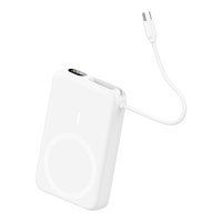 2025 banque d'alimentation sans fil 3-en-1 de haute qualité 10000mAh support câble intégré charge rapide banques d'alimentation magnétiques