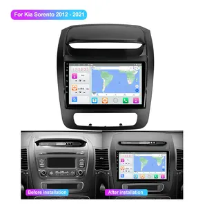 Jmance किआ Sorento 2012 - 2021 के लिए फ्रेम 9 इंच 8 कोर 4G एंड्रॉयड ऑटो Carplay कार रेडियो मल्टीमीडिया 2 दीन जीपीएस नेविगेशन