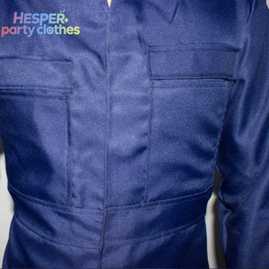 Disfraz de Michael Myers de HESPER para Halloween, inspirado en películas y televisión, traje de asesino de terror, mono azul oscuro con bolsillos, manga larga y cintura ajustada - Product Image 3