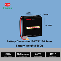 بطارية طائرة بدون طيار 25000 مللي أمبير 66.6 فولت 3C مخصصة من نوع Smei-solid State عالية الكثافة للطاقة لطائرات FPV بدون طيار - الأكثر مبيعًا لعام 2026