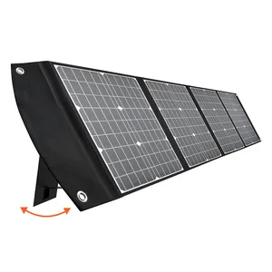 太阳能移动充电器120W可折叠太阳能电池板套件便携式太阳能电池板