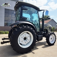 Nuevo Modelo de Tractor Agrícola LAWNIO con Salida Hidráulica Única y Tracción en las Cuatro Ruedas para Cosecha