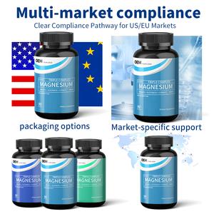 Capsules de complexe triple de magnésium (conformes aux normes US/UE) certifiées cGMP/EFSAs pour les opérateurs de marques mondiales - Product Image 5