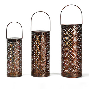 Solar Garden Lantern Hanging Outdoor <b>LED</b> <b>Light</b> Decorative Iron Art Patio Yard Lamp - Product Image 5