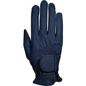 Guantes de cuero para montar a caballo perfectos para invierno y microtela de alta calidad, guantes deportivos de seguridad para carreras ecuestres personalizados, OEM - Product Image 1