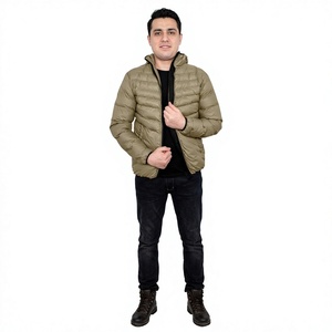 Everyday Wear Customized Logo Men Puffer Jacket Winter Fashion Light <b>Weight</b> Best Selling Price 100% Pure Material Puffer Jacket - Product Image 1