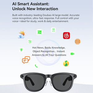 Smart <b>Glasses</b> X01 8MP Camera Bluetooth Calling With Charging <b>Case</b> - Product Image 2