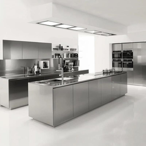 Gabinete de cocina al aire libre de acero inoxidable 304 personalizado, isla de cocina al aire libre, <span class=keywords><strong>terraza</strong></span>, cocina, cocina Modular, <span class=keywords><strong>armario</strong></span> de cocina al aire libre con fregadero - Product Image 3