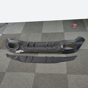 Difusor Trasero de Fibra de Carbono Estilo <span class=keywords><strong>AMG</strong></span> W177 para <span class=keywords><strong>Mercedes</strong></span> <span class=keywords><strong>Benz</strong></span> Clase A Sport A35 Hatchback, Kit de Carrocería, Protector de Parachoques - Product Image 3