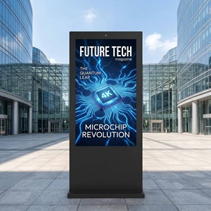 Kiosco con Pantalla Táctil para Exteriores Legible bajo la Luz Solar, 2500 Nits, IP65 Resistente a la Intemperie, Vidrio Templado IK10, IA Digital, Publicidad DOOH - Product Image 5
