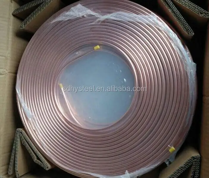 1/4 3/8 3/4 coil pipe / copper tube high quality copper pipe for air conditioner price