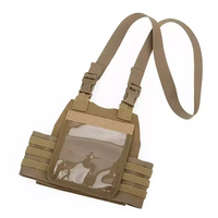 2025 Molle chasse ID titulaire tactique poitrine pochette pour licence/téléphone/cartes étanche Nylon Document organisateur