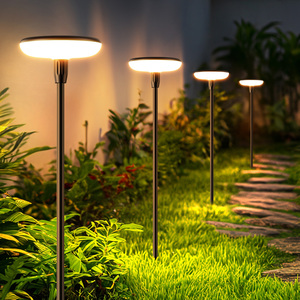 Luci Solari <span class=keywords><strong>da</strong></span> <span class=keywords><strong>Giardino</strong></span> per Esterni, Lampade <span class=keywords><strong>LED</strong></span> a Inserimento nel Terreno per Illuminazione di Casa, Parco e Vialetti - Product Image 1