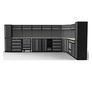 New Concept Multi Purpose Garage Storage Cabinet Workbench Modular Organizer Tool Storage Kit Silver Puja Set 5 Sets OEM,ODM RW