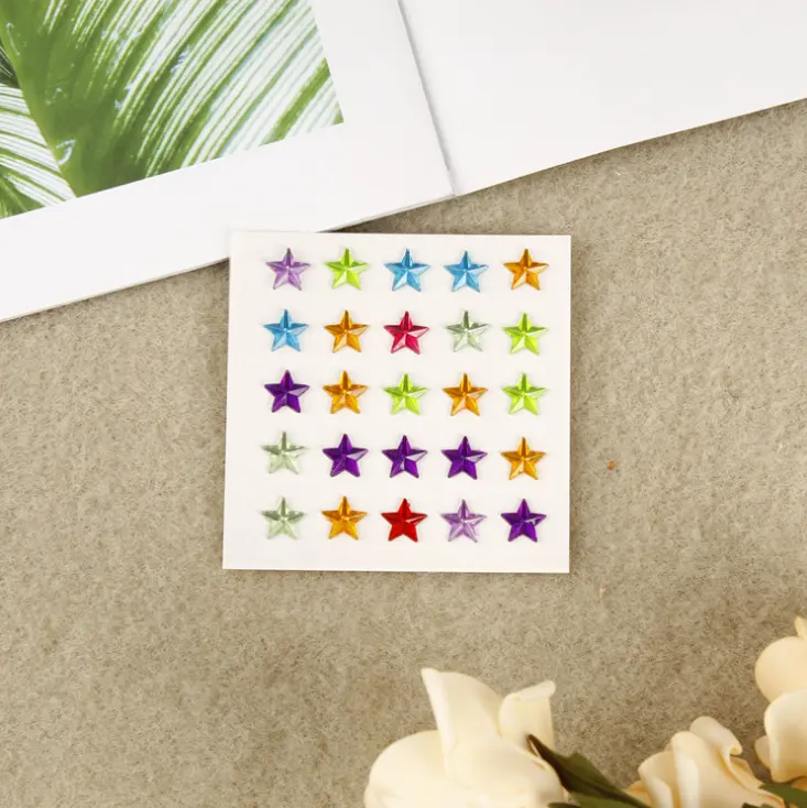 Manufacturer Best Selling Gemstone Stickers Children Crystal Stickers Diamond Rhinestone Stickers