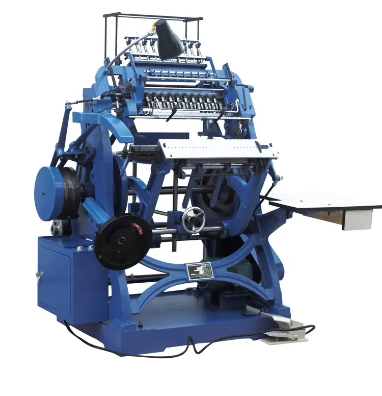 चीन निर्माता मैनुअल धागा पुस्तक सिलाई मशीन