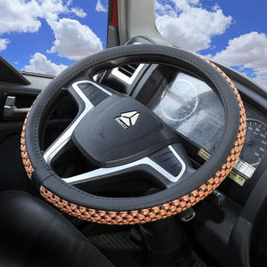 مقود رياضي أنيق للشاحنات الجلدية وغطاء صيفي حرير عبر الحدود تصميم مبدع من أمازون - Product Image 4