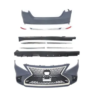 High Quality Kit For TO YO TA Camry 2018-2020 Upgrade To Lexus LS Model Body Kit With Front Bumper Rear Bumper And Side Skirt